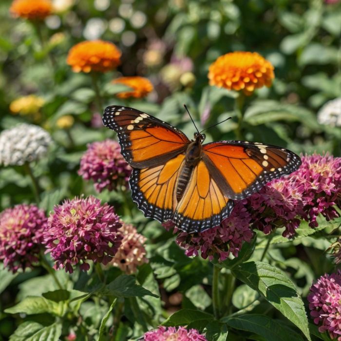 fjärilsvänlig trädgård