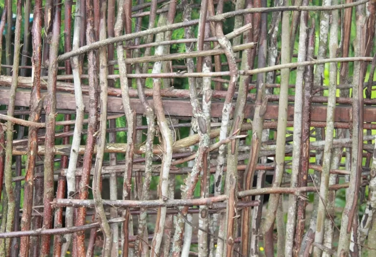 Rustikt charmstängsel design