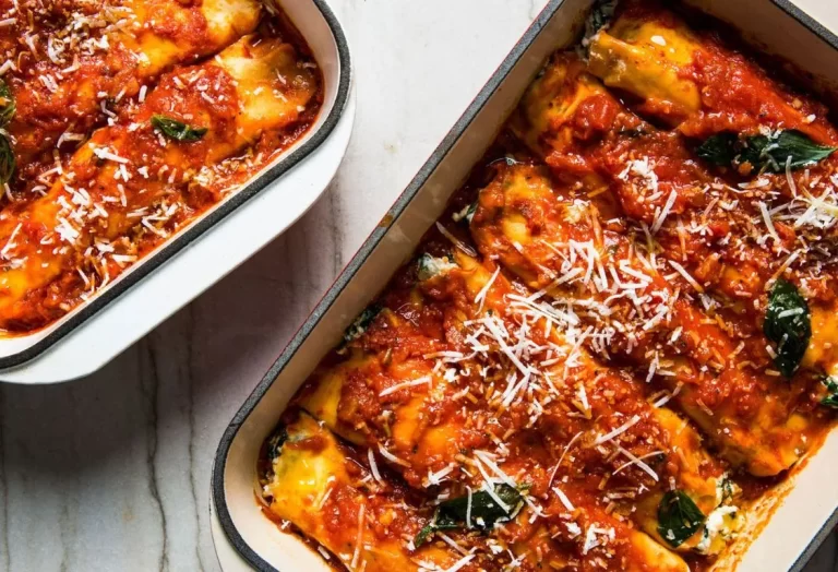 Dumpa och baka manicotti