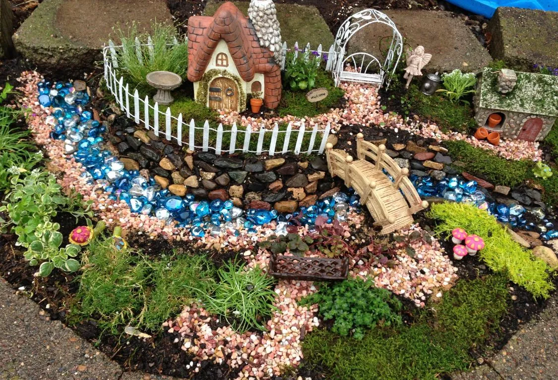 Trädgårdsdekoration DIY