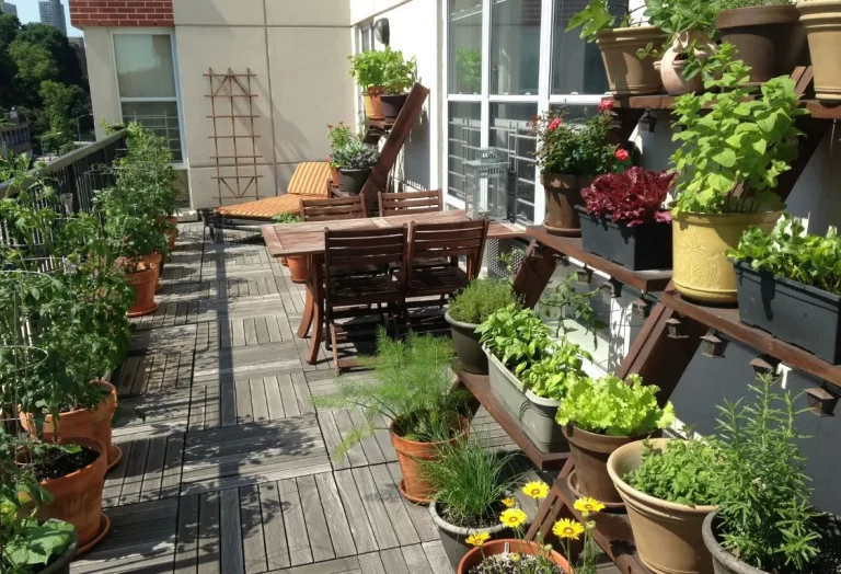 odla på balkong