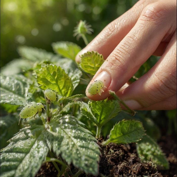 hur blir man av med bladlöss naturligt